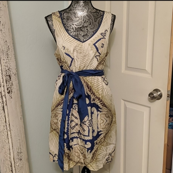 ✨50% OFF✨ Anthropologie silk mandala dress - Picture 3 of 9